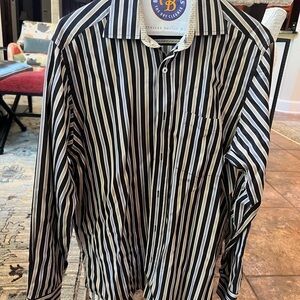 Bugatchi Uomo Striped Dress Shirt from Nordstrom
